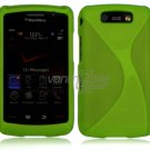 Neon Green Hard "Robotic" 2-Pc Case for BlackBerry Storm 2 9550