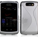 Silver Hard "Robotic" 2-Pc Case for BlackBerry Storm 2 9550