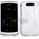 White Hard "Robotic" 2-Pc Case for BlackBerry Storm 2 9550