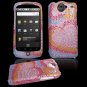 Colorful Hearts Design Hard Gem Bling Case for Google Nexus One