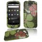 Green Design Hard Gem Bling Case for Google Nexus One