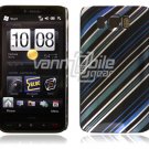Blue/Black Design 1-Pc Hard Case for HTC HD2 (T-Mobile)