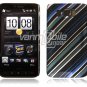 Blue/Black Design 1-Pc Hard Case for HTC HD2 (T-Mobile)