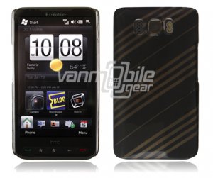 Gray/Black Design 1-Pc Hard Case for HTC HD2 (T-Mobile)