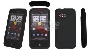Black Soft Cover for HTC Droid Incredible (Verizon Wireless)