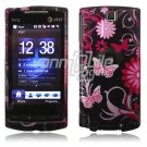 Pink/Black Butterfly Design Hard 2-Pc Faceplate Case for HTC Pure (AT&T)