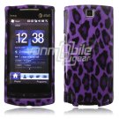 Purple Leopard Design Hard 2-Pc Faceplate Case for HTC Pure (AT&T)