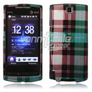 Blue Plaid Design Hard 2-Pc Faceplate Case for HTC Pure (AT&T)