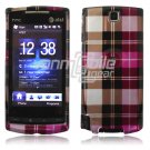 Pink Plaid Design Hard 2-Pc Faceplate Case for HTC Pure (AT&T)