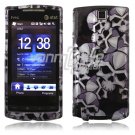Black/Silver Skulls Design Hard 2-Pc Faceplate Case for HTC Pure (AT&T)