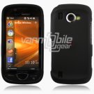 Black Hard "Rubber Feel" 2-Pc Snap On Case for Samsung Omnia 2 i920 (Verizon Wireless)