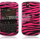 Hot Pink/Black Zebra Design Hard Case for BlackBerry Tour 9600/9630
