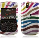 Colorful Zebra Stripes Design Hard Case for BlackBerry Tour 9600/9630