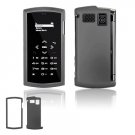 Grey Hard "Rubber Feel" 2-Pc Faceplate Case for Sanyo Incognito 6760 (Sprint)
