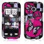 Butterfly Design Hard 2-Pc Snap On Case for HTC Droid Eris (Verizon Wireless)