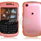 Baby Pink Hard "Glossy/Shiny Smooth" 2-Pc Faceplate Case for BlackBerry Curve 8520/8530
