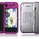 Purple 2-Pc Hard Snap On Case for Motorola BackFlip (AT&T)
