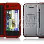 Red 2-Pc Hard Snap On Case for Motorola BackFlip (AT&T)