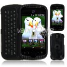 Black Verital Lines Design Hard 2-Pc Snap On Faceplate Case for myTouch Slide (T-Mobile)