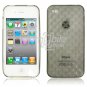 Black Hard 1-Pc "Prism Design" Rubber Gel Skin Case for Apple iPhone 4 (16GB/32GB)