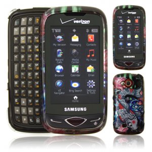 Koi Fish Design Hard 2-Pc Case for Samsung Reality U820 (Verizon Wireless)