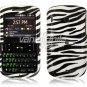 Black/White Zebra Design Hard Case for HTC Ozone XV6175 (Verizon Wireless)