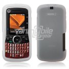 Soft Rubber Silicone Skin Cover Case for Motorola Clutch i465 - Clear