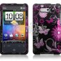 PINK BLACK BUTTERFLY CASE COVER for HTC ARIA PHONE