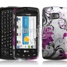 PINK LOTUS FLOWER HARD ACCESSORY CASE for LG ALLY PHONE