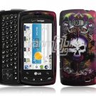 LION SKULL DESIGN HARD CASE COVER for LG ALLY PHONE