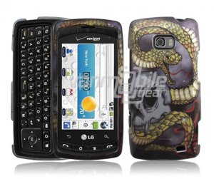 SNAKE SKULL HARD DESIGN CASE COVER for LG ALLY PHONE