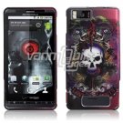 LION SKULLS DESIGN CASING HOUSING for DROID X PHONE 810