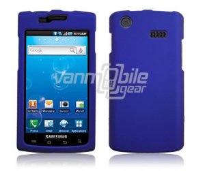 BLUE HARD PLASTIC SKIN CASE for SAMSUNG CAPTIVATE PHONE