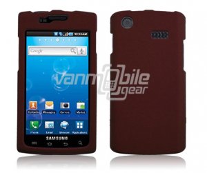RED HARD PLASTIC SKIN CASE for SAMSUNG CAPTIVATE PHONE