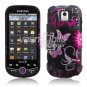 PINK BLACK BFLY HARD SKIN CASE COVER for SAM INTERCEPT