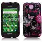 PINK BLACK BFLY FACE PLATE CASE for SAMSUNG VIBRANT 959