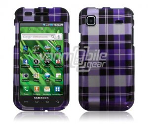 PURPLE PL DESIGN HARD CASE COVER for SAMSUNG VIBRANT