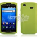 GREEN SOFT GEL SKIN CASE for SAMSUNG CAPTIVATE PHONE