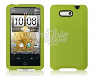 LIME GREEN SILICON CASE COVER for HTC ARIA PHONE SKIN