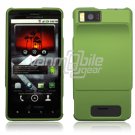 DARK GREEN HARD 2-PC PLASTIC CASE for MOTOROLA DROID X PHONE