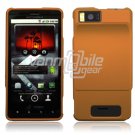 ORANGE HARD 2-PC PLASTIC CASE for MOTOROLA DROID X PHONE