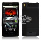 BLACK/SMOKED HARD 2-PC PLASTIC CASE for MOTOROLA DROID X PHONE