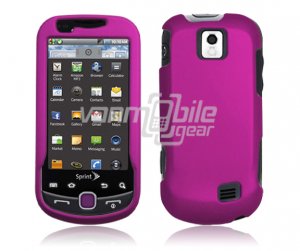 HOT PINK HARD 2-PC RUBBERIZE PLASTIC CASE fr SAM INTERCEPT