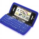 BLUE SILICONE FLEXI SKIN SLEEVE CASE LG ENV ENVY TOUCH