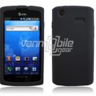 BLACK SOFT SILICON SKIN CASE for SAMSUNG CAPTIVATE ATT