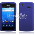 BLUE FV SOFT SILICON SKIN CASE for SAMSUNG CAPTIVATE ATT
