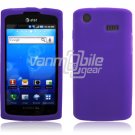 PURPLE SOFT SILICON SKIN CASE for SAMSUNG CAPTIVATE ATT