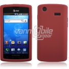 RED FV SOFT SILICON SKIN CASE for SAMSUNG CAPTIVATE ATT