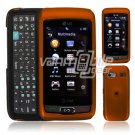 ORANGE HARD 2-PC CASE COVER for LG VU PLUS PHONE GR 700