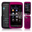 HOT PINK HARD 2-PC CASE COVER for LG VU PLUS PHONE GR 700